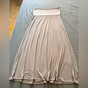 LuLaRoe Cream A-Line Skirt